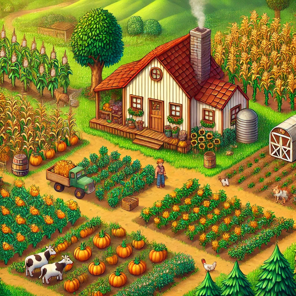 自由なのんびりスローライフが楽しめる、「Stardew Valley」というSteam版ゲームについて紹介。