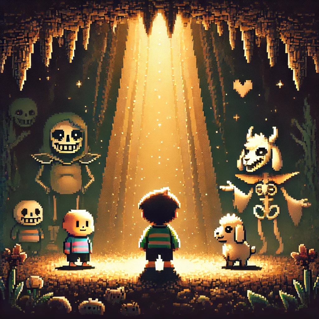 戦う？ 許す？ 選択で運命が変わるRPG。ゲーム史に残る名作「Undertale」というsteam版ゲームについて紹介。